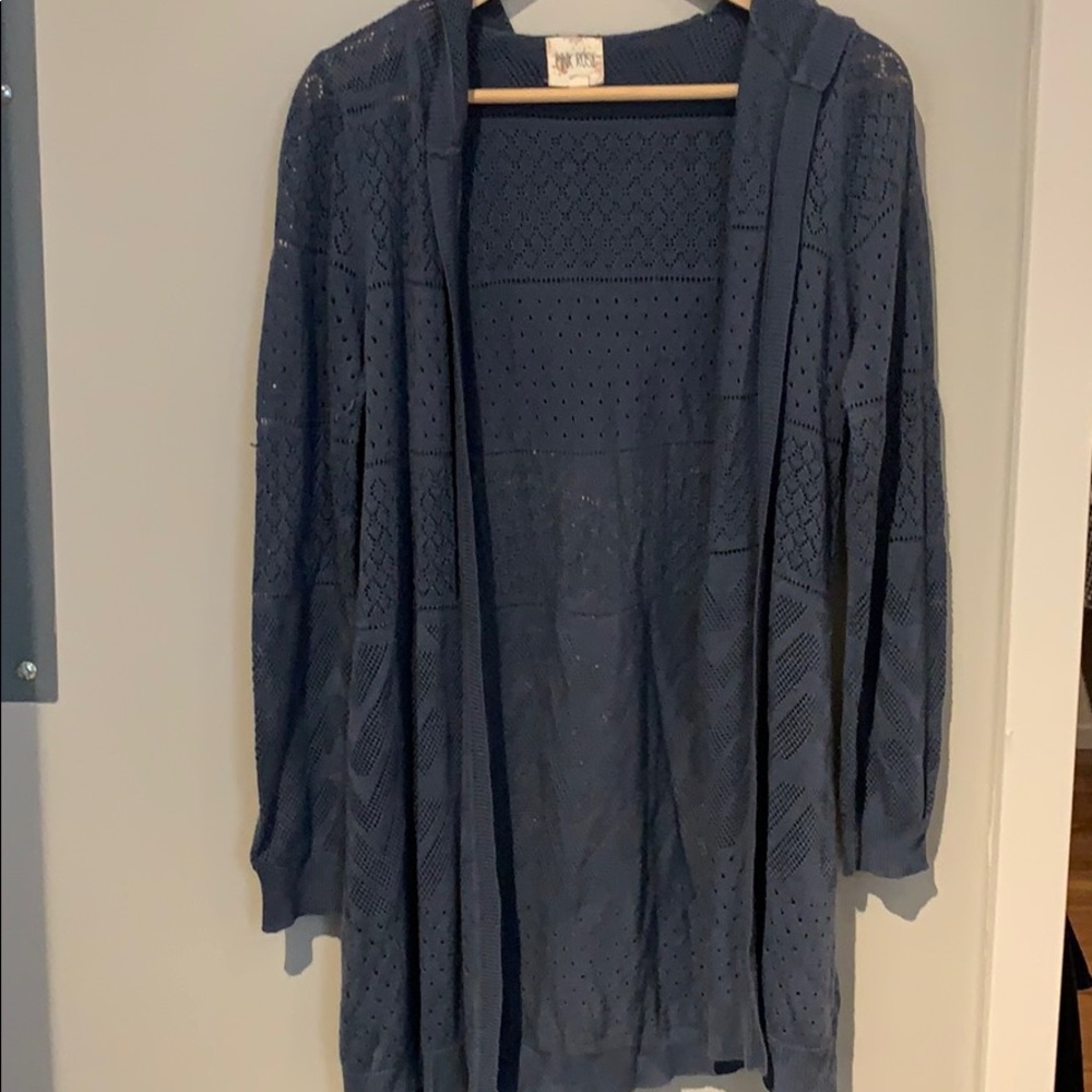 Hooded Cardigan Sweater